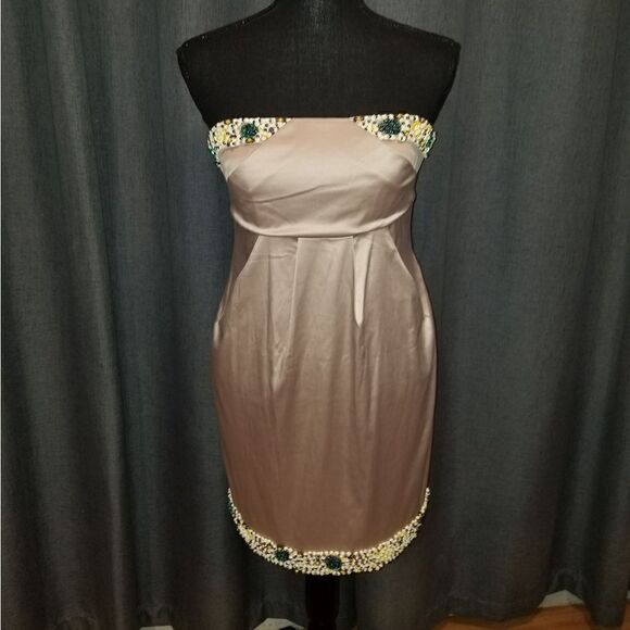 Anthropologie Luluvia Embellished beaded Dress Small - Picture 1 of 12